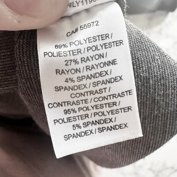 Laundry‎ by Shelli Segal Long Sleeve Moto Mini Dress Women's Size 6 gray black - Picture 12 of 14